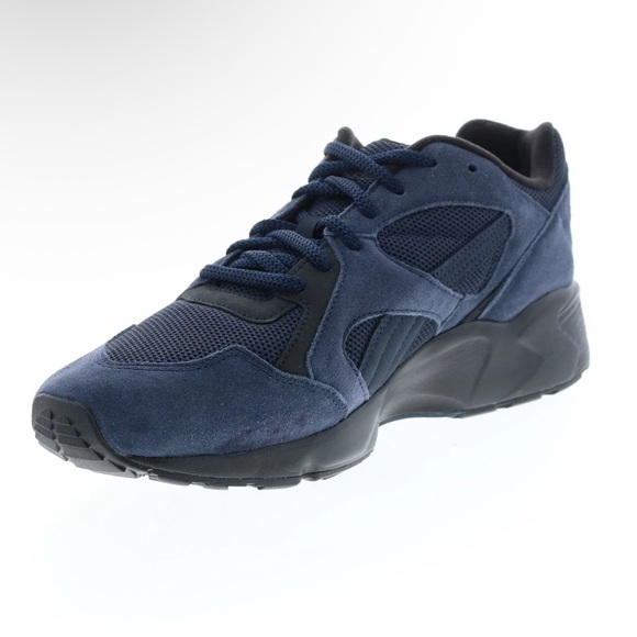 NEW Puma Prevail Premium Men’s 9.5 Blue Canvas/Suede Lifestyle Sneakers IN BOX main image 7